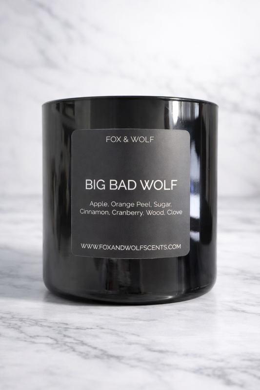 Big Bad Wolf Large Candle