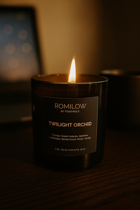 Twilight Orchid Medium Candle