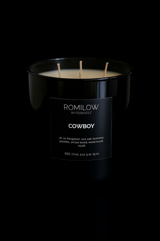 Rebel Black Large Candle