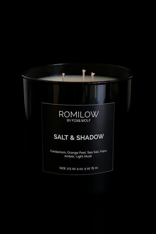 Salt & Shadows Large Candle