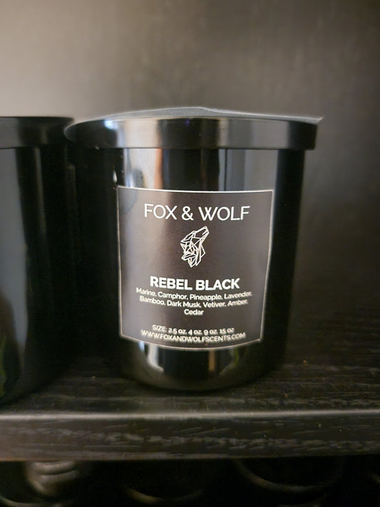 Rebel Black Medium Candle