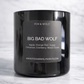 Big Bad Wolf Large Candle
