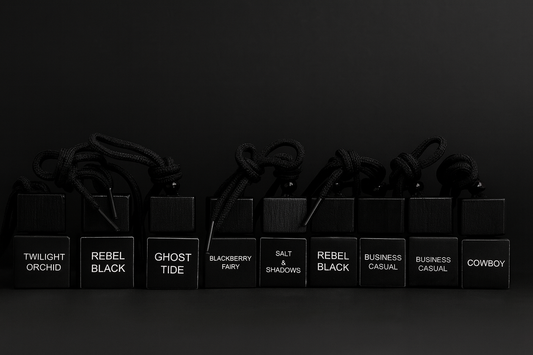 Car Freshener Duo — Rebel Black + Moonflower