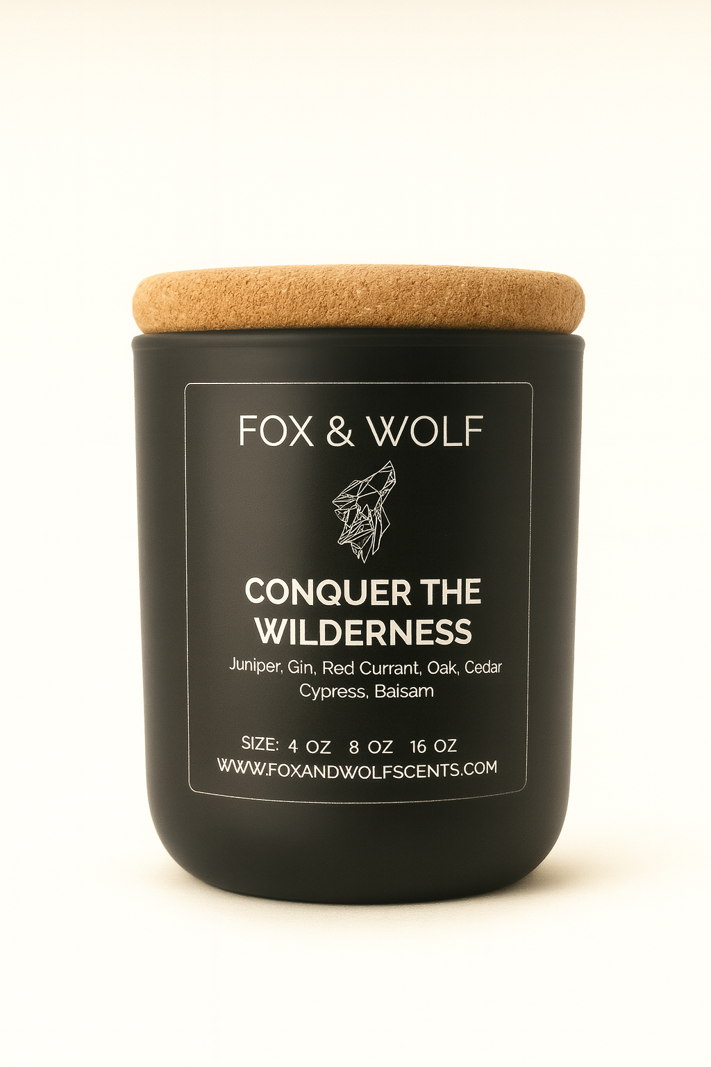 Conquer the Wilderness Small Candle