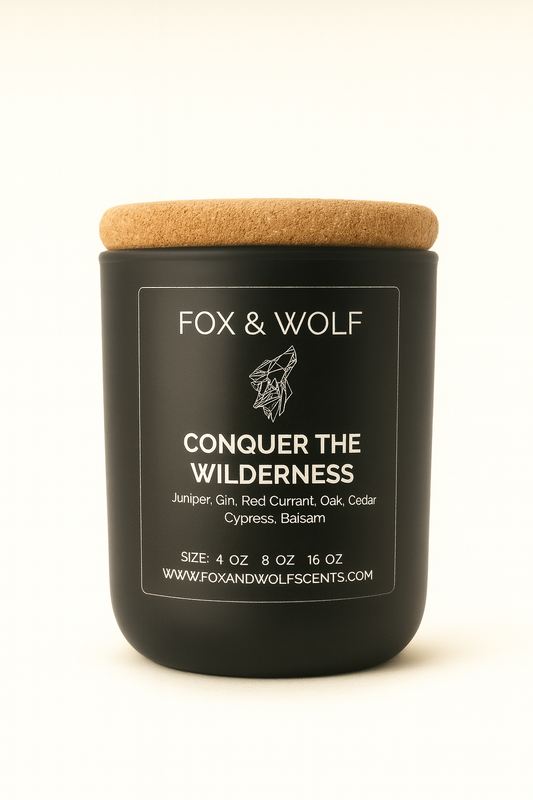 Conquer the Wilderness Small Candle