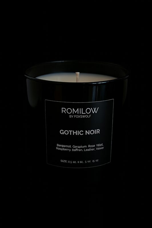 Gothic Noir Medium Candle