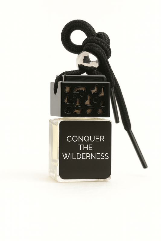 Conquer the Wilderness Car Freshener – Embrace the Spirit of Adventure